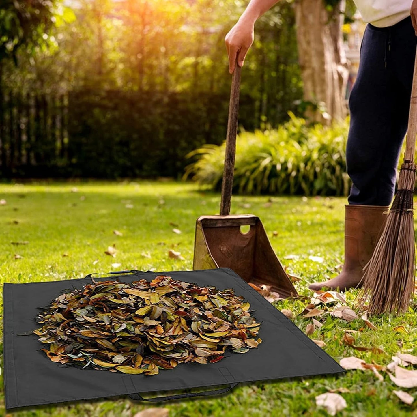 Foldable Garden Waste Bag – Durable Leaf Bag for Garden Waste and Green Clippings