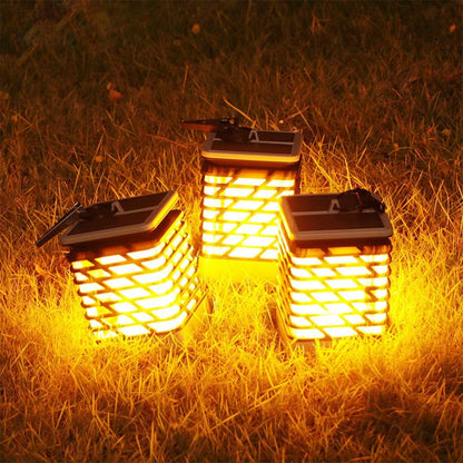 Solar LED Garden Light in Grooved Design – Stylish Lighting for Terrace and Outdoor Area