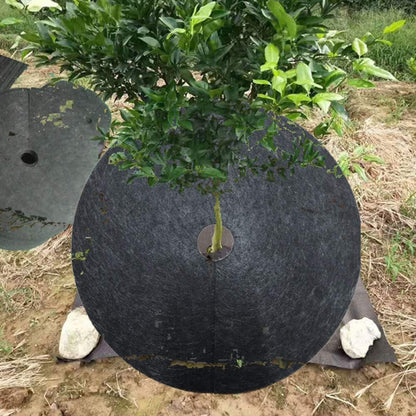Breathable Weed Control Tree Ring Mat – Root Protection Mat for Garden and Plant Care
