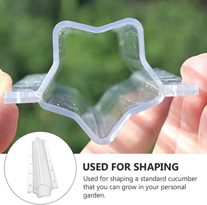 Star-Shaped Vegetable Mold for Cucumbers – Creative Shaping Mold for Fruits and Vegetables in the Garden