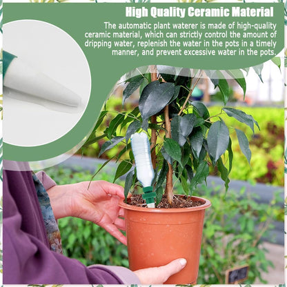 Self-Watering Spikes for Plants – Automatic Drip Spikes for Bottles for Efficient Plant Care