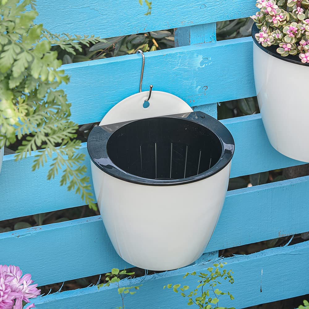 Self-Watering Hanging Planter – Modern Flower Pot for Wall Mounting for Efficient Plant Care