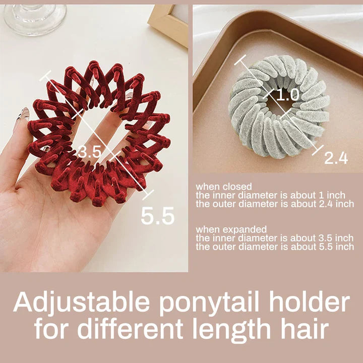 Elastic Bird’s Nest Hair Clip – Secure Hold & Stylish Design