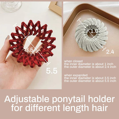 Elastic Bird’s Nest Hair Clip – Secure Hold & Stylish Design