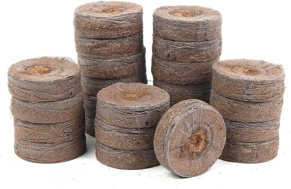 Coconut Fiber Peat Germination Pellets – Seed Planting Starter for Optimal Germination