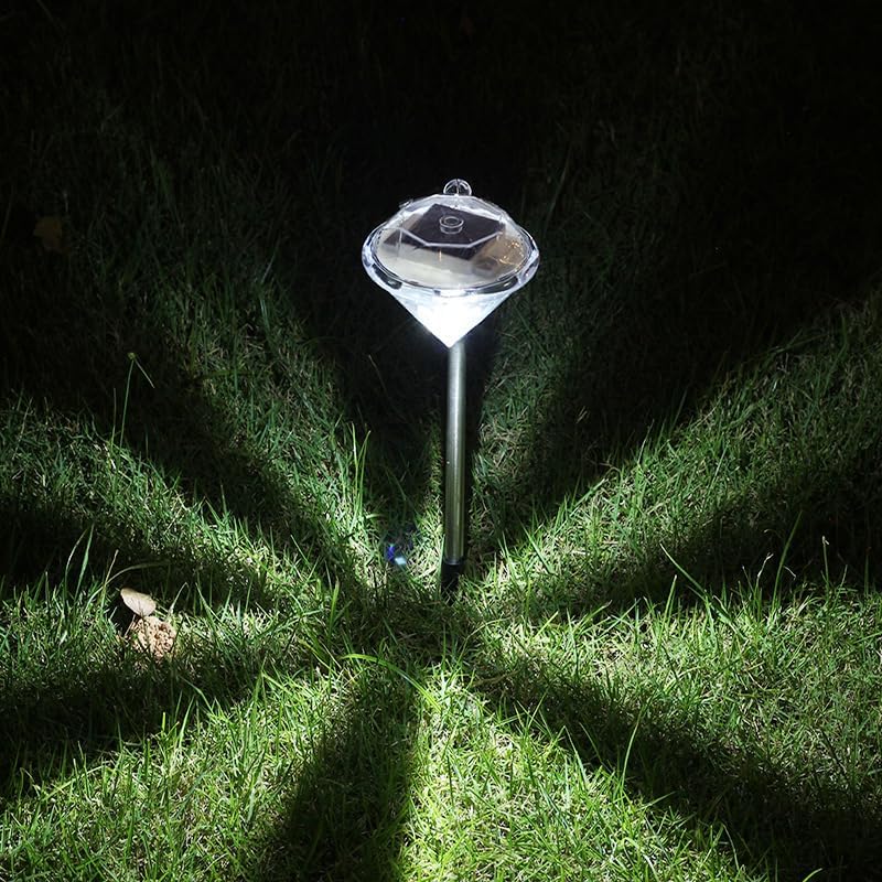 Solar Diamond Garden Light – Color-Changing LED Outdoor Lighting for Terrace and Garden