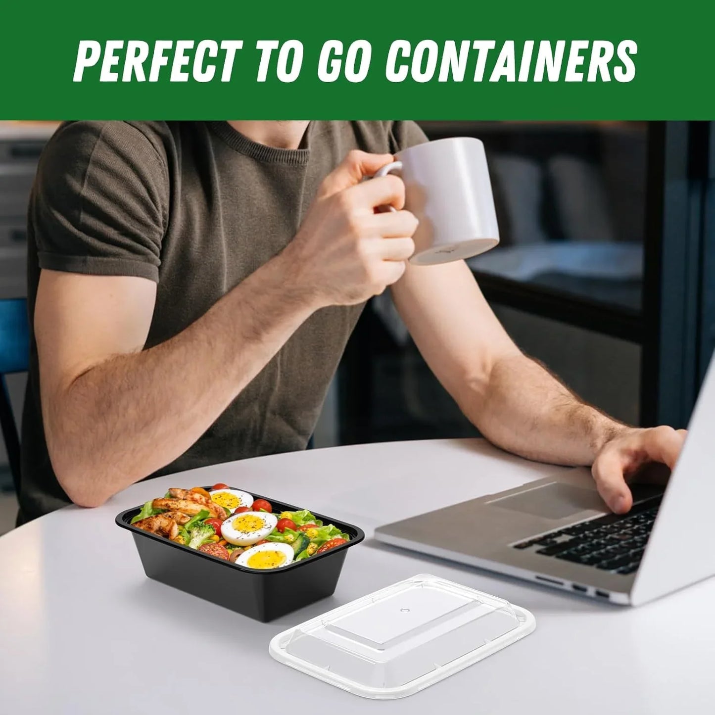 50-Piece Meal Prep Container Set with Lids – Practical Storage Solutions for Meal Preparation & Portioning
