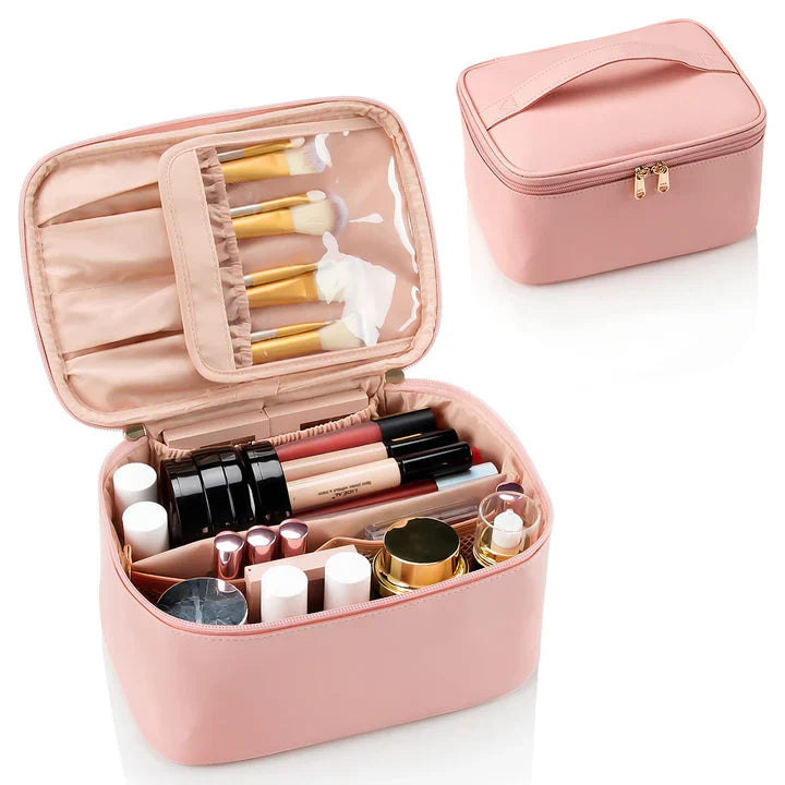 Practical Makeup Organizer for Travel – With Compartments and Dividers for Perfect Organization