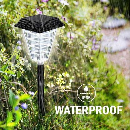 Solar LED Path Lights with Crystal Light Effect – Waterproof Outdoor Lighting for Garden, Patio, and Driveway IP65 Solar Garden Lights