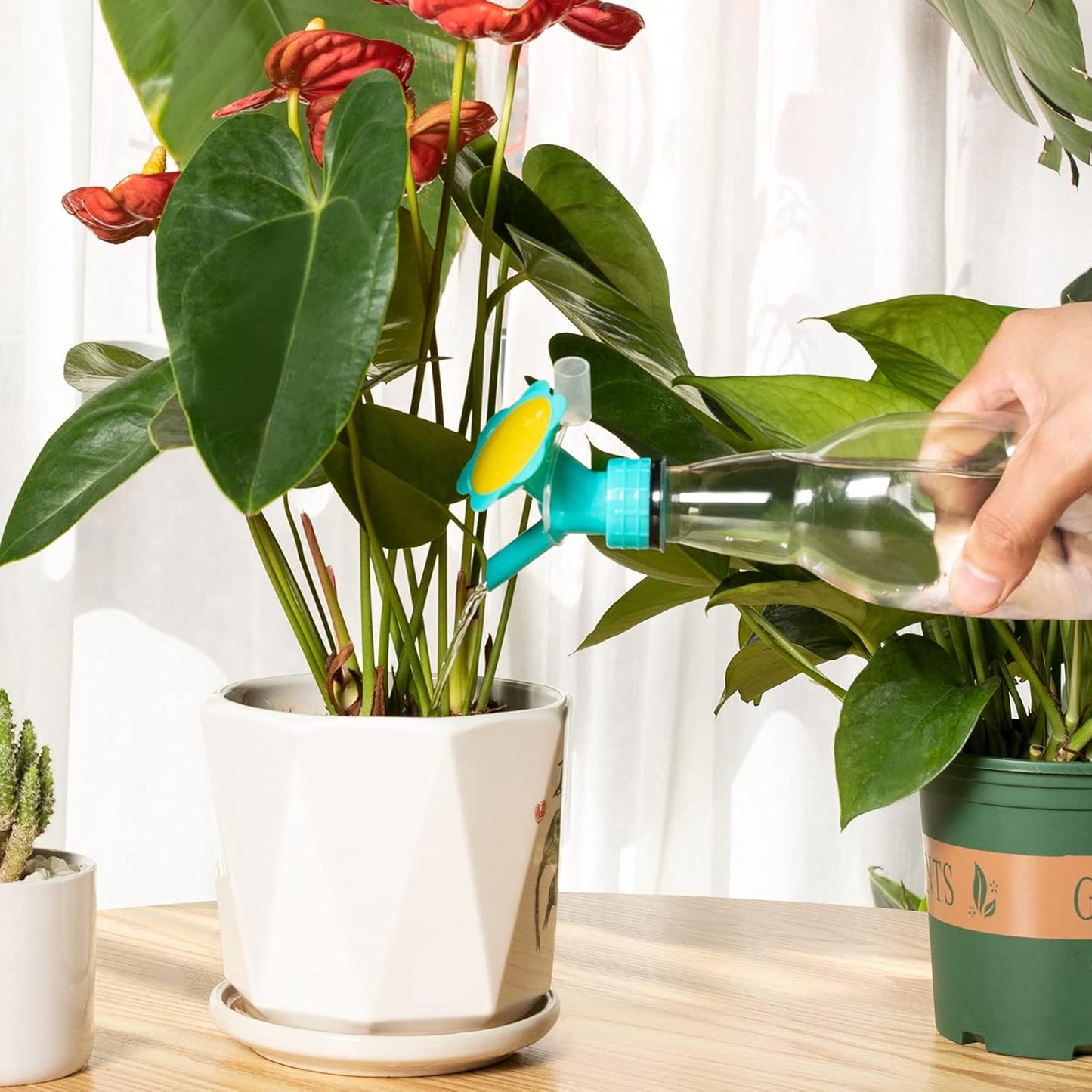 Flower-Shaped Plant Mister – Decorative Fine Mist Sprayer for Garden Plant Watering