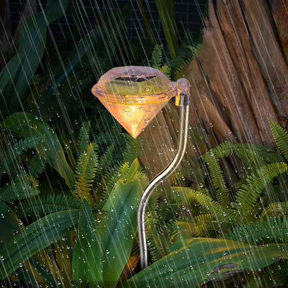 Solar Diamond Garden Light – Color-Changing LED Outdoor Lighting for Terrace and Garden