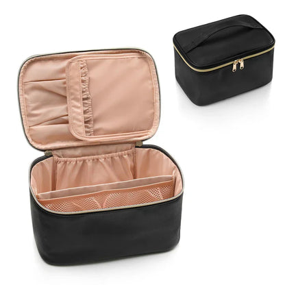Practical Makeup Organizer for Travel – With Compartments and Dividers for Perfect Organization