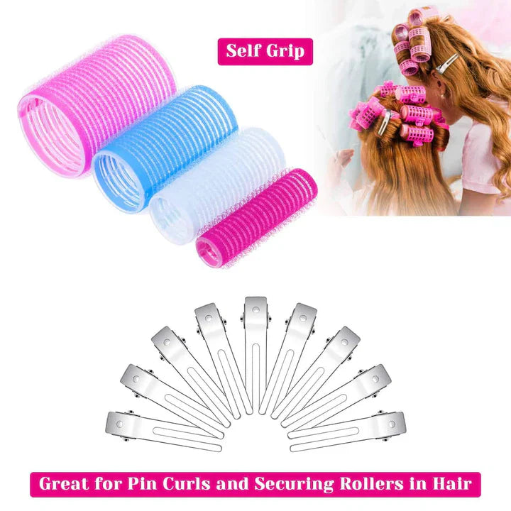 Self-Grip Hair Rollers for Long-Lasting Waves