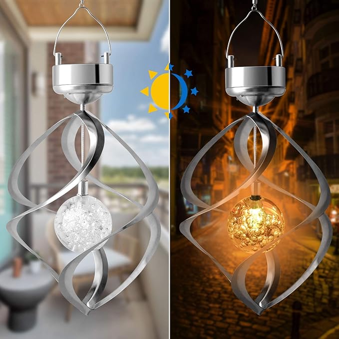 Colorful Solar LED Light for Garden and Terrace – Color-Changing Outdoor Lighting with Solar Power