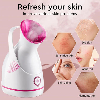 Nano-Ionic Facial Steamer for Deep Skin Care