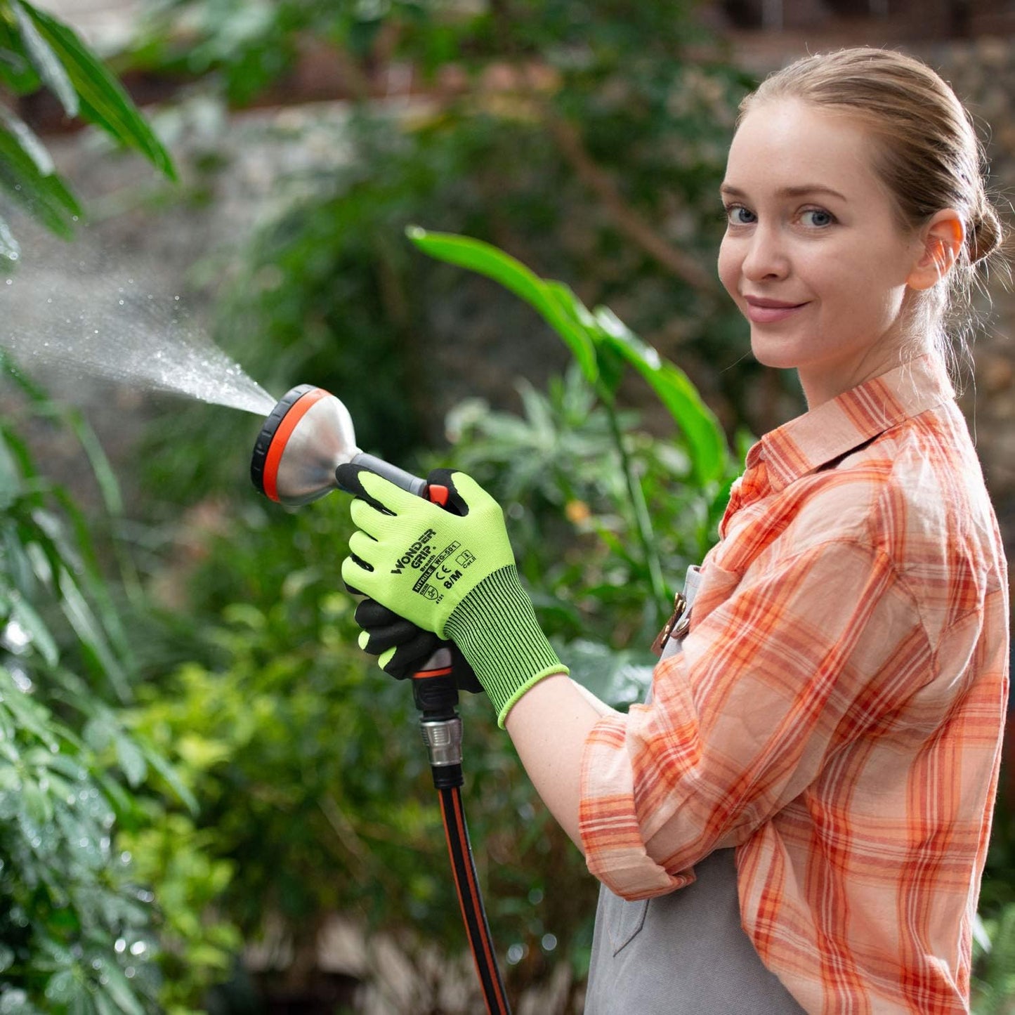 Work Gloves with Wonder Grip – Non-Slip Gardening and Craft Gloves for Secure Hold