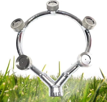 High-Pressure Stainless Steel Multi-Nozzle Sprayer – Efficient Spray Attachment for Garden Irrigation
