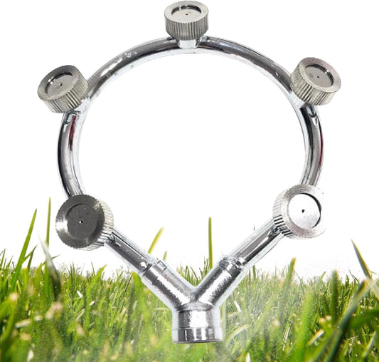High-Pressure Stainless Steel Multi-Nozzle Sprayer – Efficient Spray Attachment for Garden Irrigation