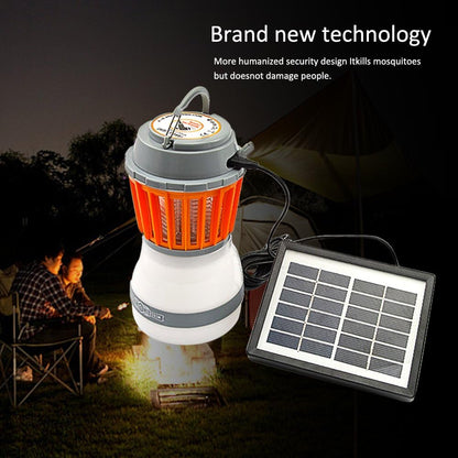 Solar-Powered Mosquito Lamp with LED Lantern – Effective Insect Protection for Garden and Outdoor Activities