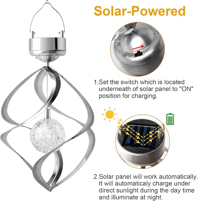 Colorful Solar LED Light for Garden and Terrace – Color-Changing Outdoor Lighting with Solar Power