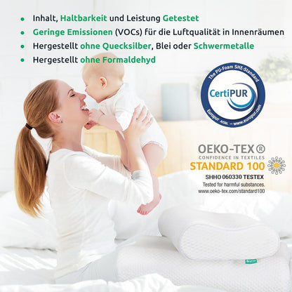 Ergonomic Orthopedic Neck Pillow – Optimal Support for a Healthy Sleeping Posture