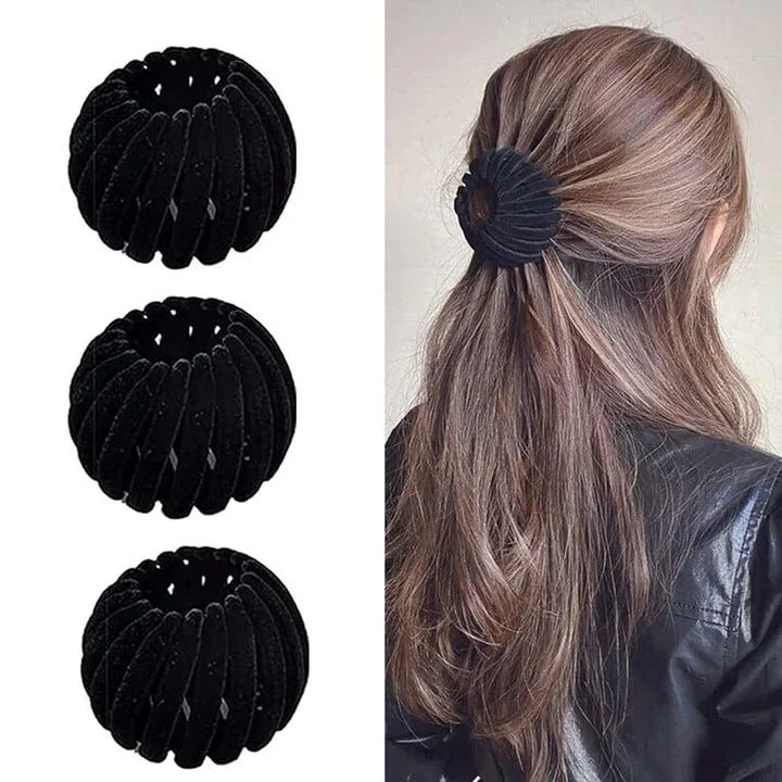 Elastic Bird’s Nest Hair Clip – Secure Hold & Stylish Design