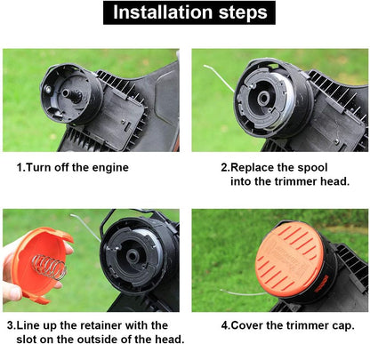 Replacement Spool for Trimmer – Nylon Cutting Line for Lawn Mowers and Trimmers
