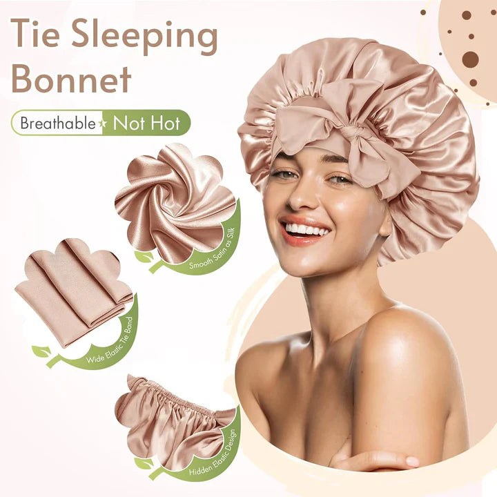 Satin Headband for Women – Comfortable Sleep Cap for Restful Nights