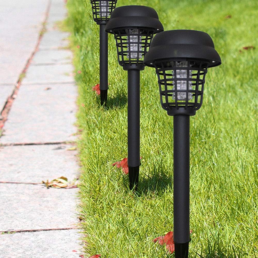 Solar Insect Killer with LED Light – Waterproof Mosquito Trap for the Garden, UV Light Mosquito Repellent Solar Garden Lamp