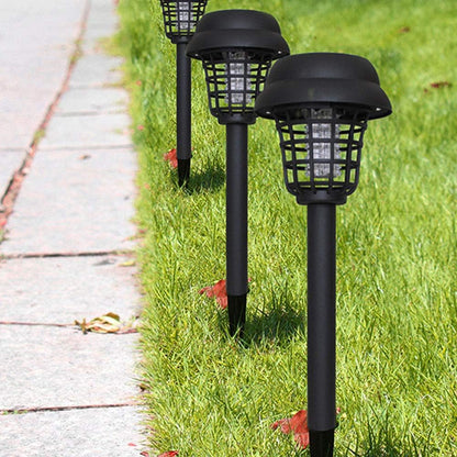 Solar Insect Killer with LED Light – Waterproof Mosquito Trap for the Garden, UV Light Mosquito Repellent Solar Garden Lamp