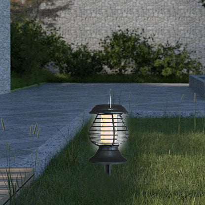 Solar-Powered Insect Repellent Lamp with LED Light – Effective Mosquito Control for Garden and Patio