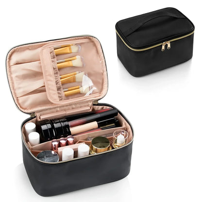 Practical Makeup Organizer for Travel – With Compartments and Dividers for Perfect Organization
