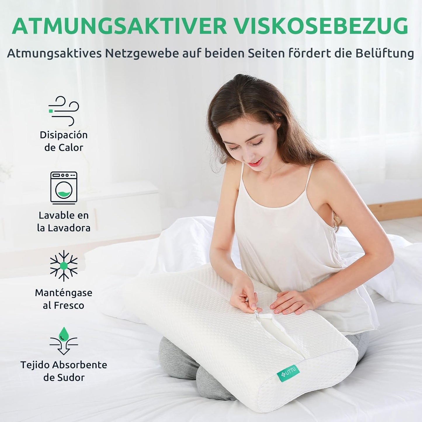 Ergonomic Orthopedic Neck Pillow – Optimal Support for a Healthy Sleeping Posture