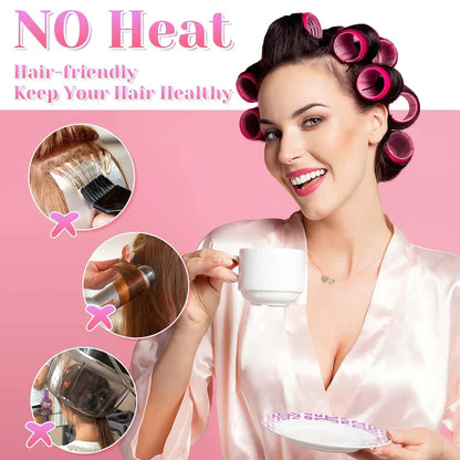 Self-Grip Hair Rollers for Long-Lasting Waves