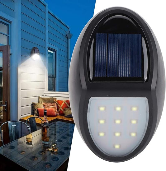 Solar LED Outdoor Wall Light with Motion Sensor – Weatherproof, Energy-Saving, and Wireless for Garden, Terrace, and Driveway