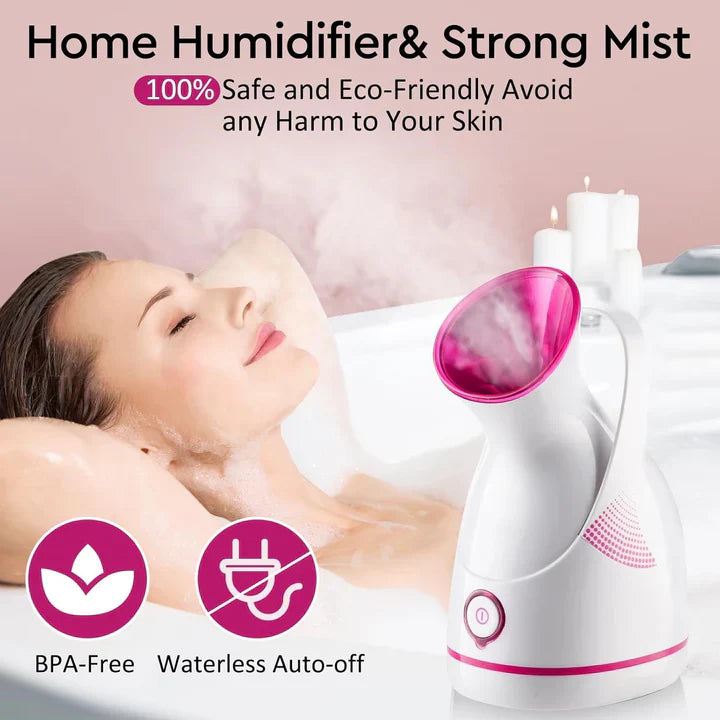 Nano-Ionic Facial Steamer for Deep Skin Care