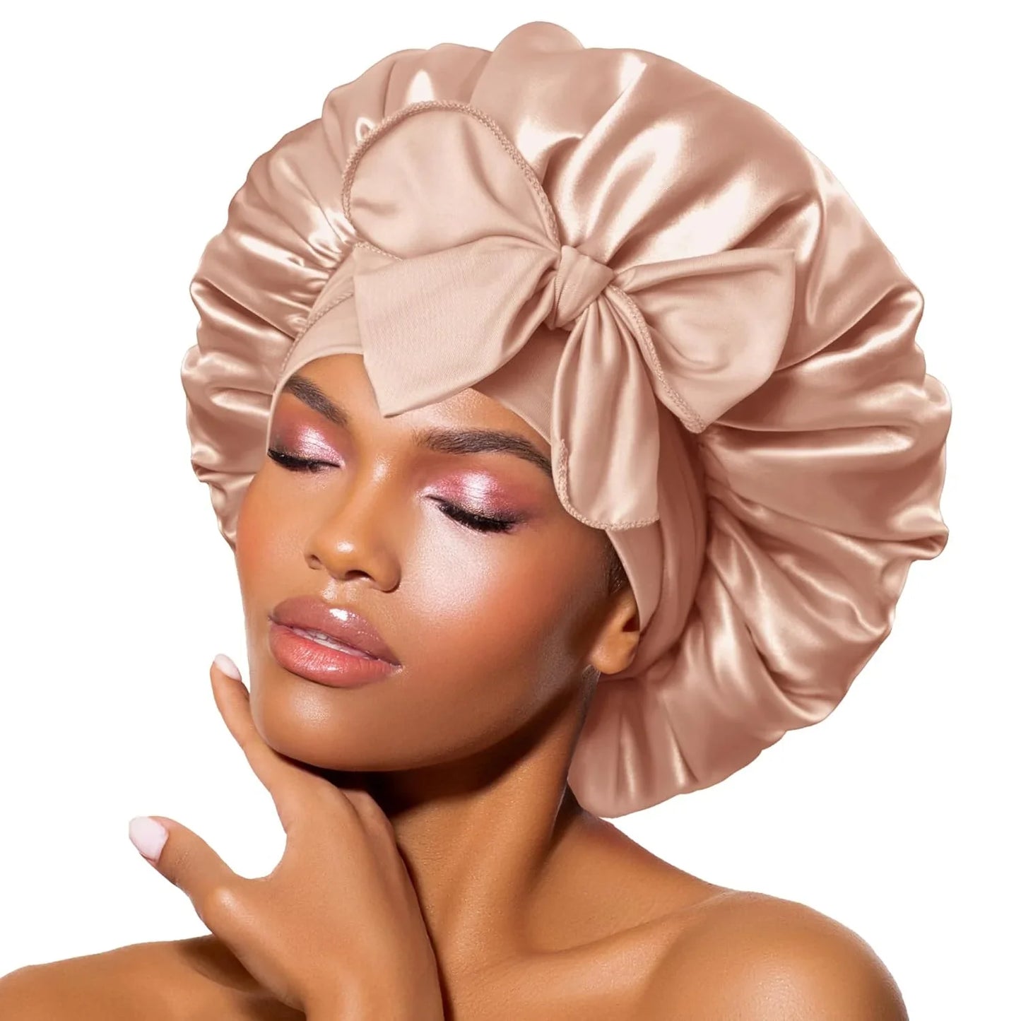 Satin Headband for Women – Comfortable Sleep Cap for Restful Nights