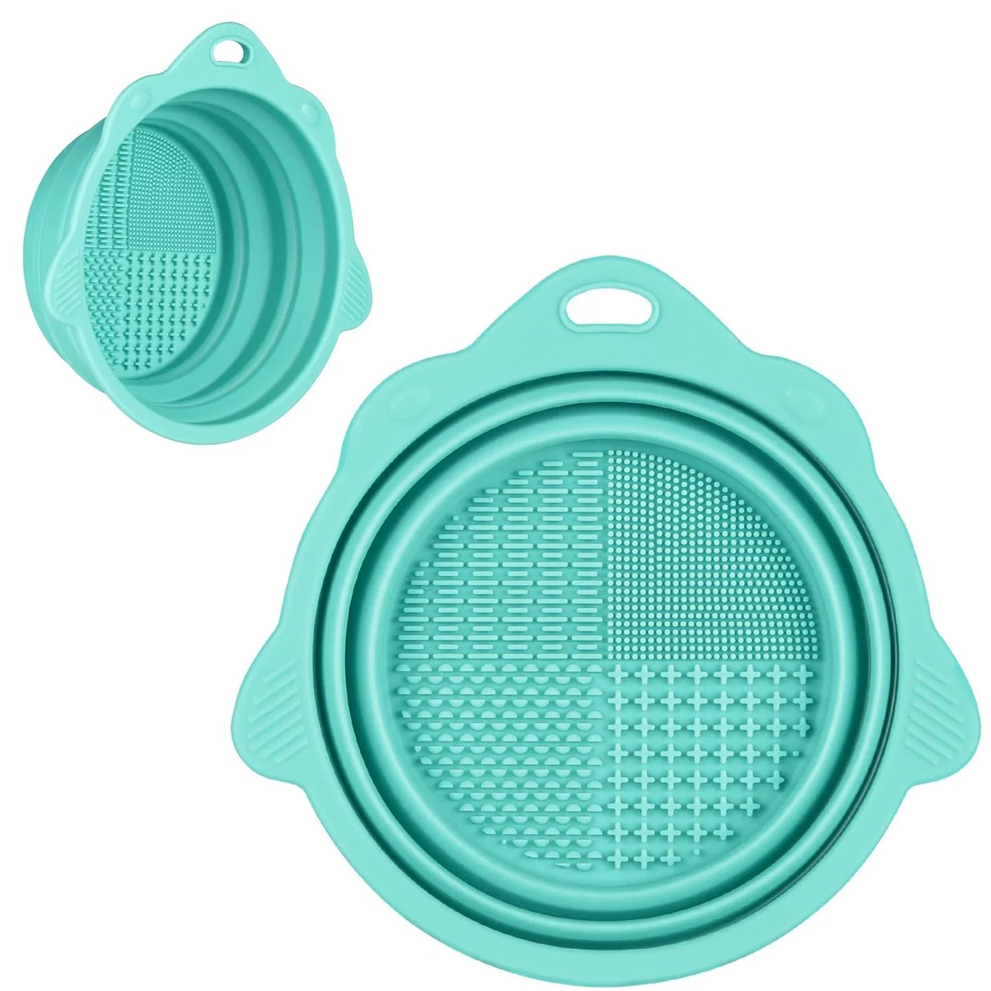 Foldable Silicone Cleaning Bowl for Brushes and Sponges