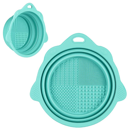 Foldable Silicone Cleaning Bowl for Brushes and Sponges