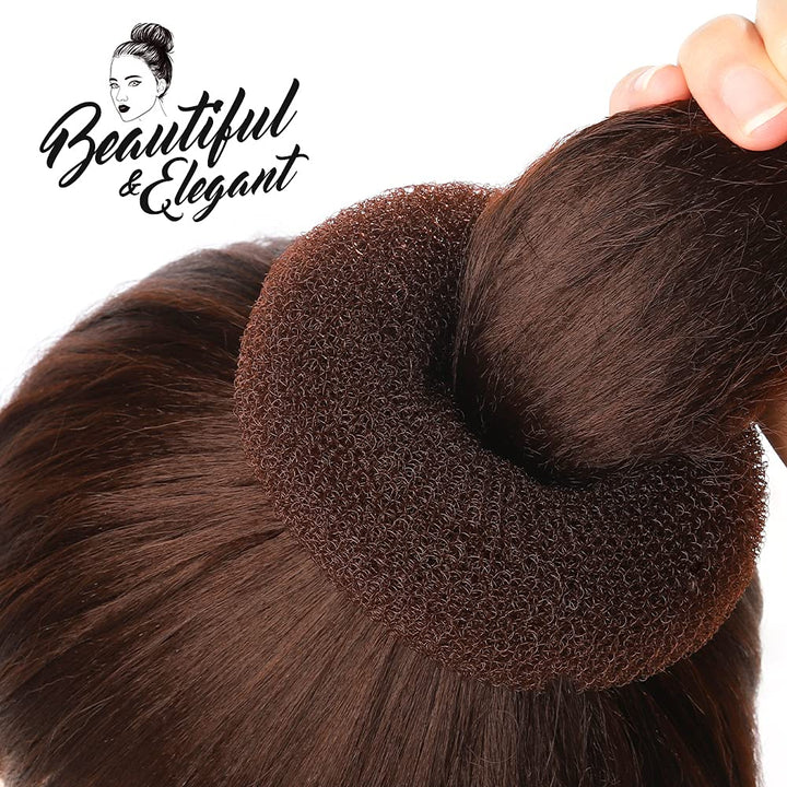 Donut Hair Bun Set – Voluminous Bun Helper for Perfect Updo Hairstyles
