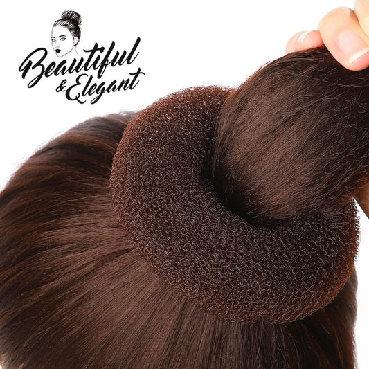 Donut Hair Bun Set – Voluminous Bun Helper for Perfect Updo Hairstyles