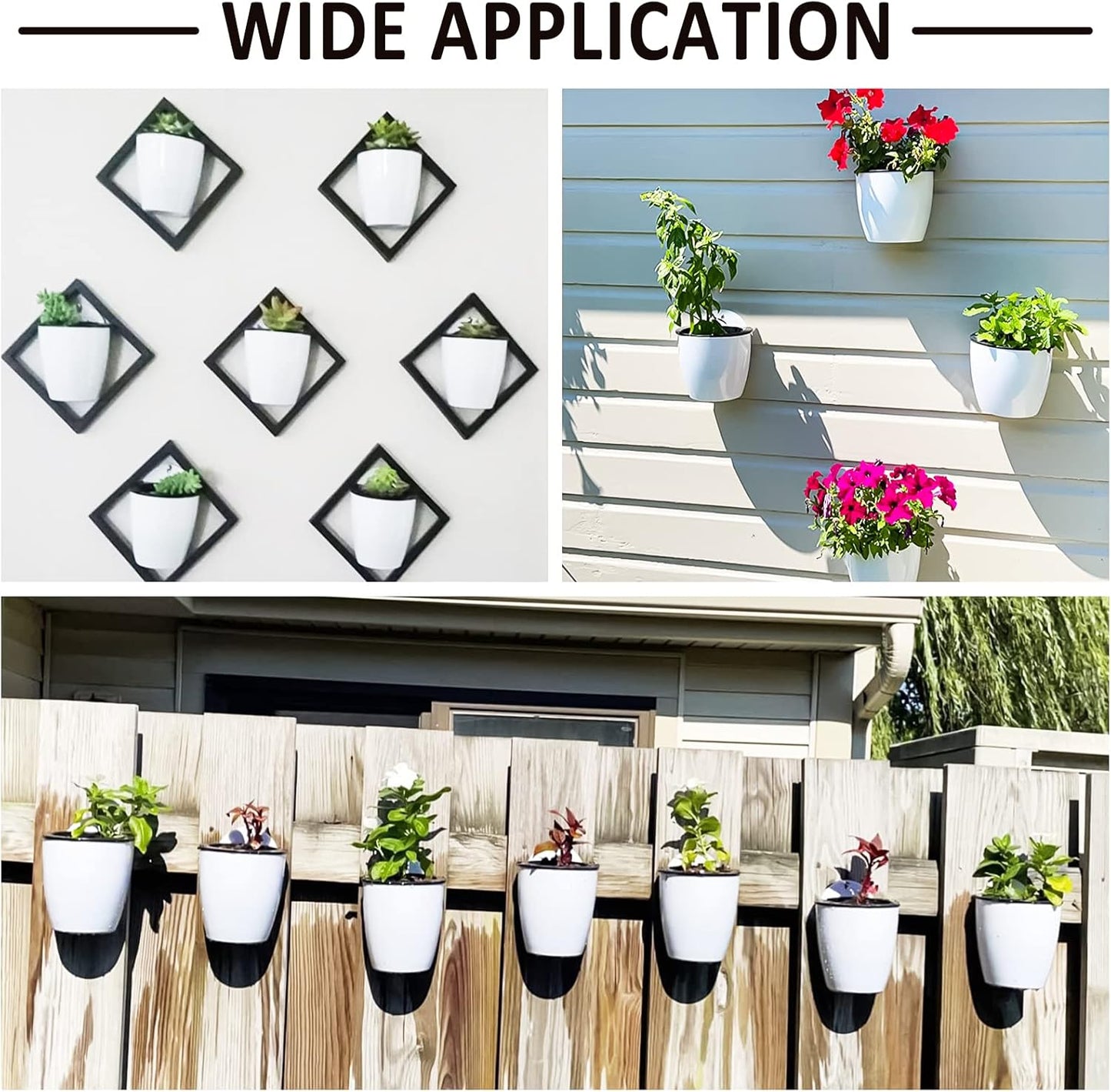 Self-Watering Hanging Planter – Modern Flower Pot for Wall Mounting for Efficient Plant Care