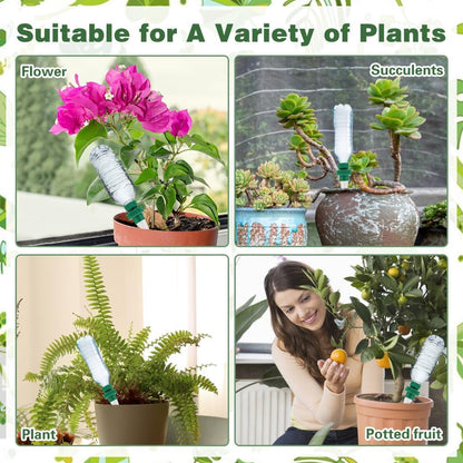 Self-Watering Spikes for Plants – Automatic Drip Spikes for Bottles for Efficient Plant Care