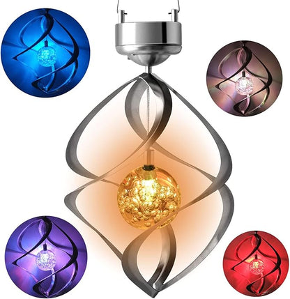 Colorful Solar LED Light for Garden and Terrace – Color-Changing Outdoor Lighting with Solar Power