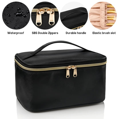 Practical Makeup Organizer for Travel – With Compartments and Dividers for Perfect Organization