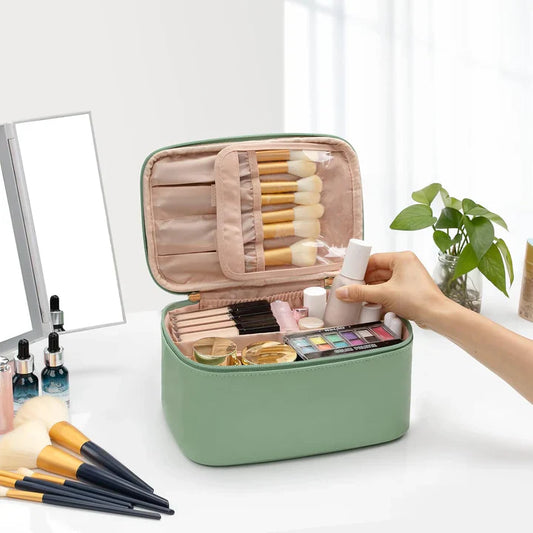 Practical Makeup Organizer for Travel – With Compartments and Dividers for Perfect Organization