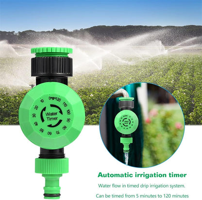 Automatic Watering Timer for Garden – Adjustable Irrigation Schedule for Optimal Plant Care