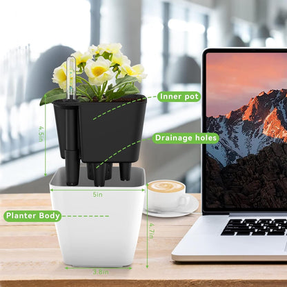 Self-watering Flower Pot – Plant Pot With Watering System For Indoor and Outdoor Use