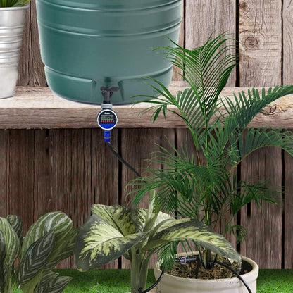 Digital Watering Timer with LCD Display – Automatic Watering Solution for Garden Plants and Efficient Garden Care