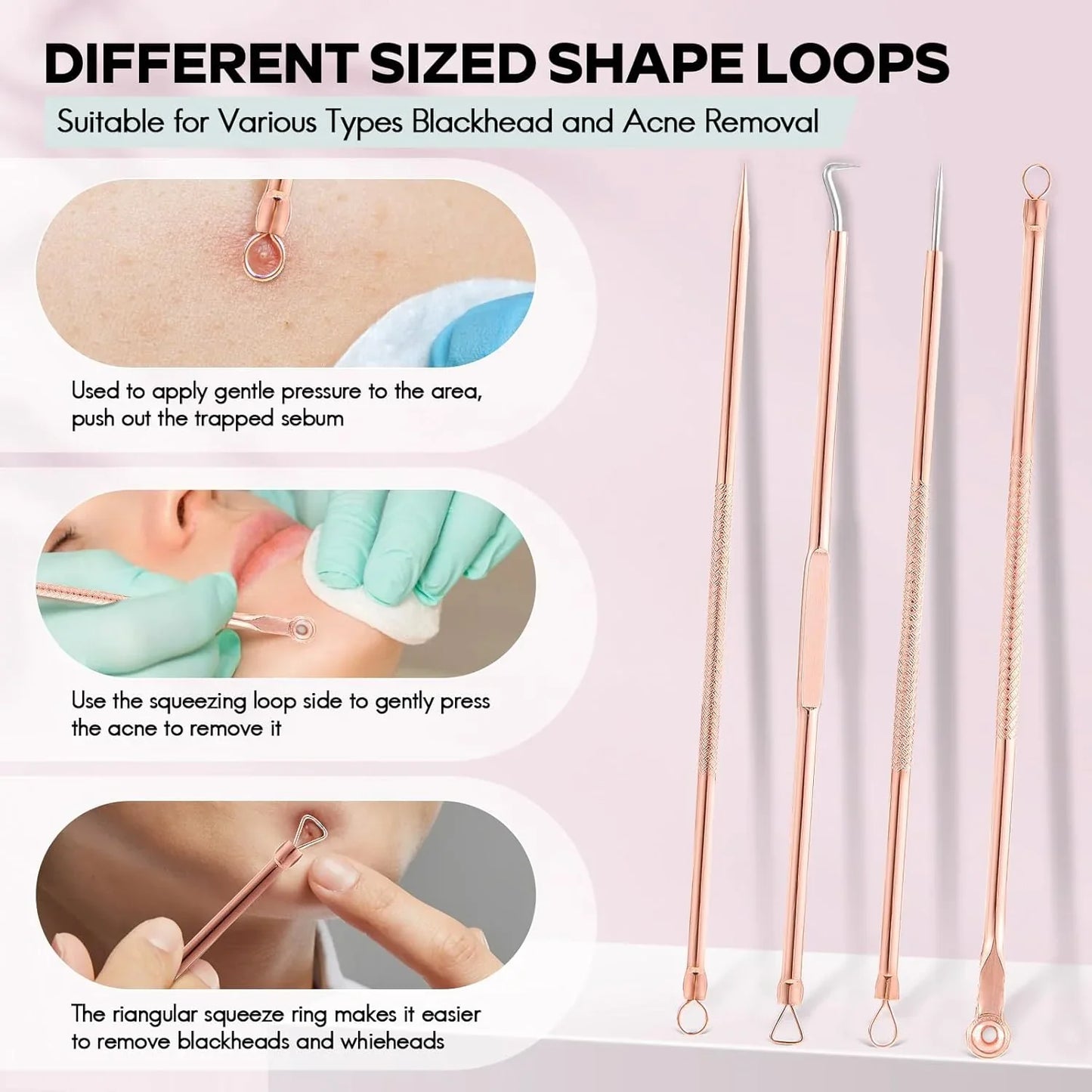 Professional Blackhead and Pimple Removal Set for Clear Skin